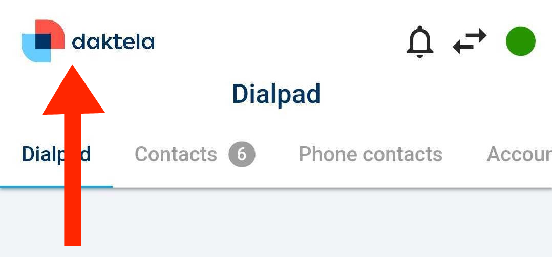 Dashboard icon in bottom navigation bar